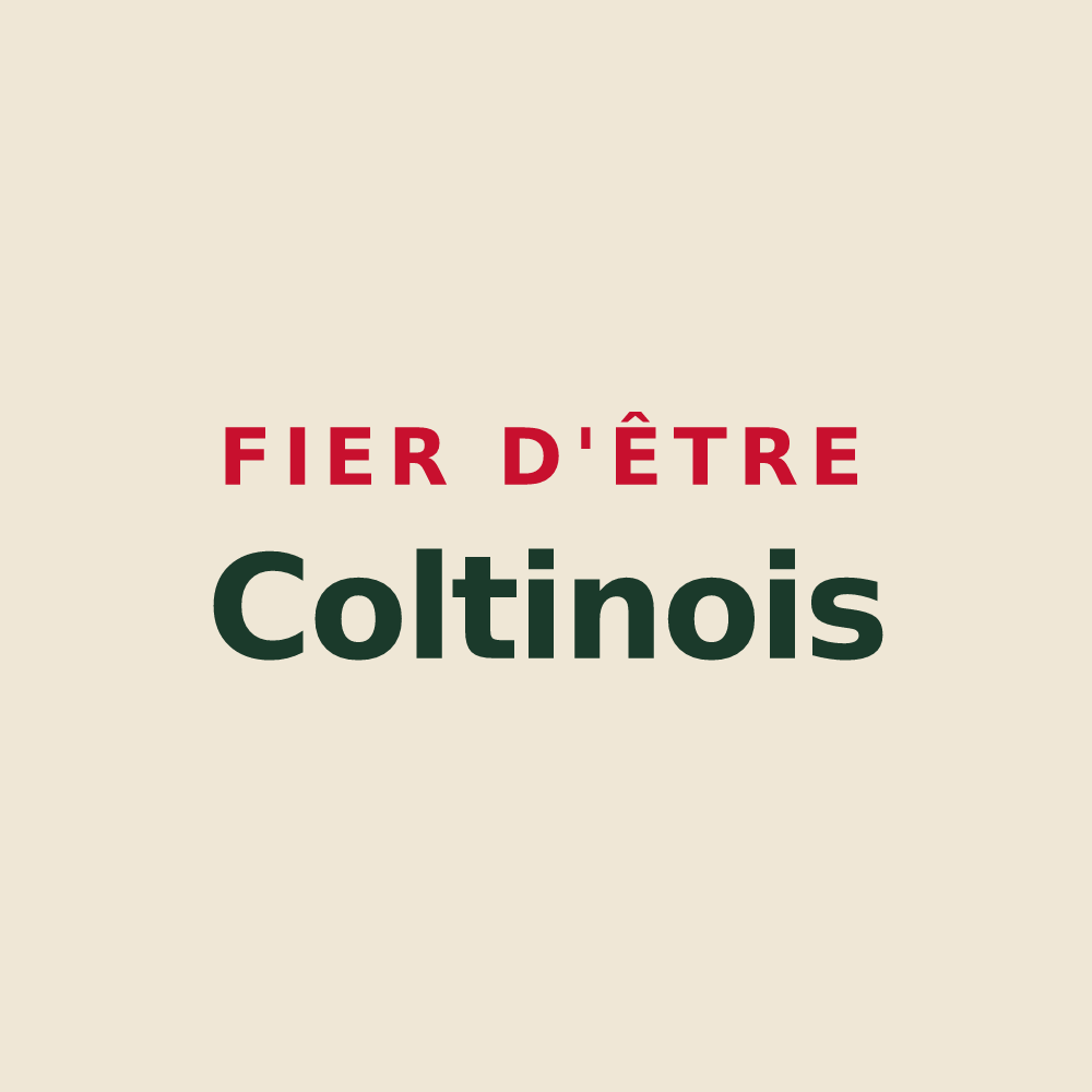 Tote bag « Fier d'être Coltinois » — design pour Coltines