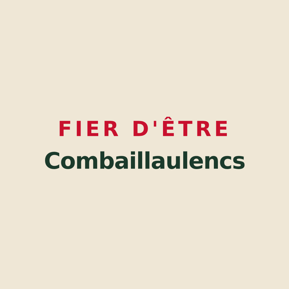 Tote bag « Fier d'être Combaillaulencs » — design pour Combaillaux