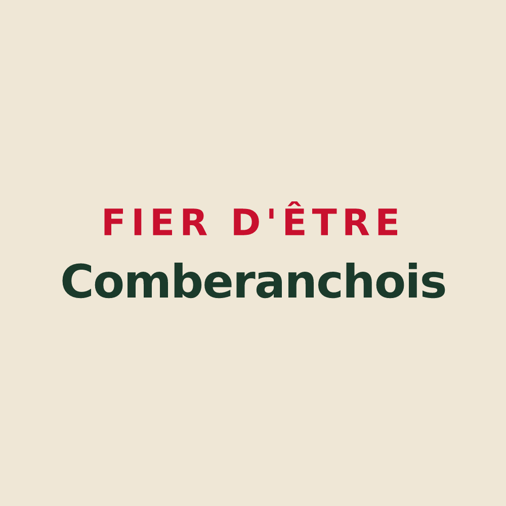 Tote bag « Fier d'être Comberanchois » — design pour Comberanche-et-Épeluche