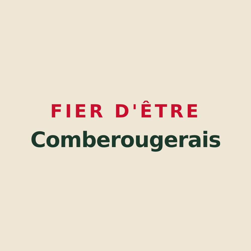 Tote bag « Fier d'être Comberougerais » — design pour Comberouger