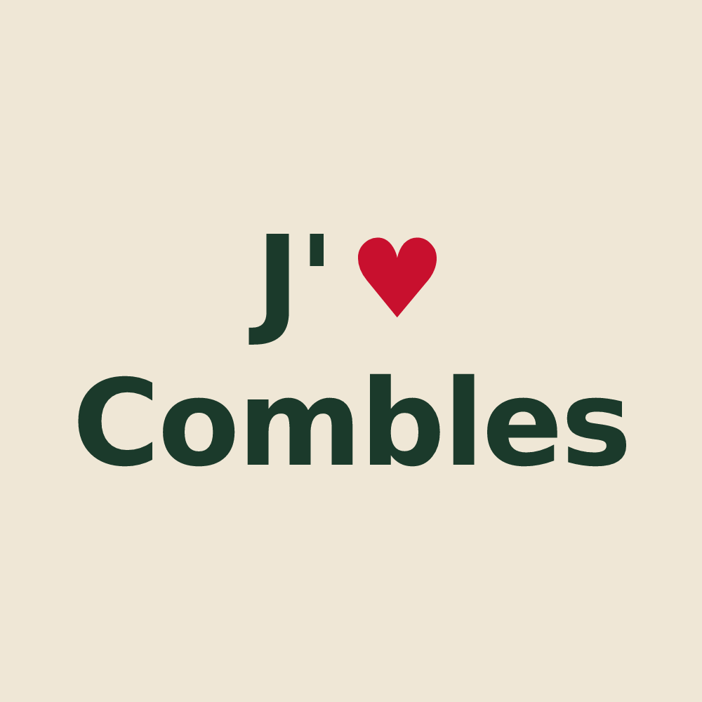 Tote bag personnalisé Combles — design J'aime Combles