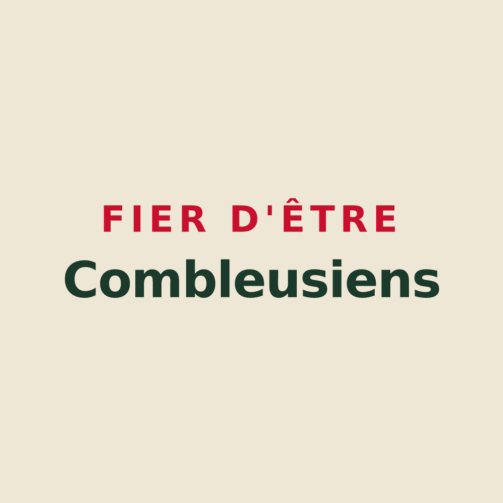 Tote bag « Fier d'être Combleusiens » — design pour Combleux