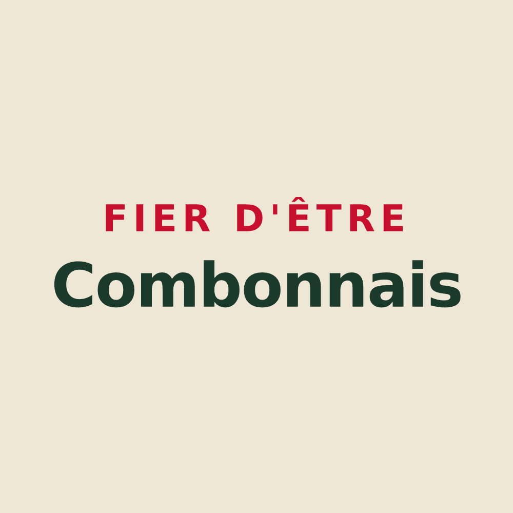 Tote bag « Fier d'être Combonnais » — design pour Combon
