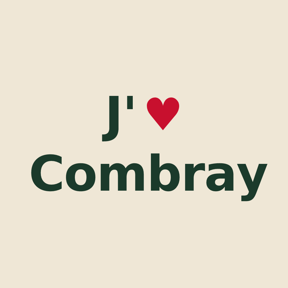 Tote bag personnalisé Combray — design J'aime Combray