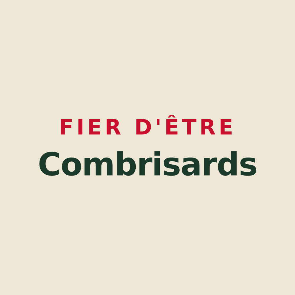 Tote bag « Fier d'être Combrisards » — design pour Combre