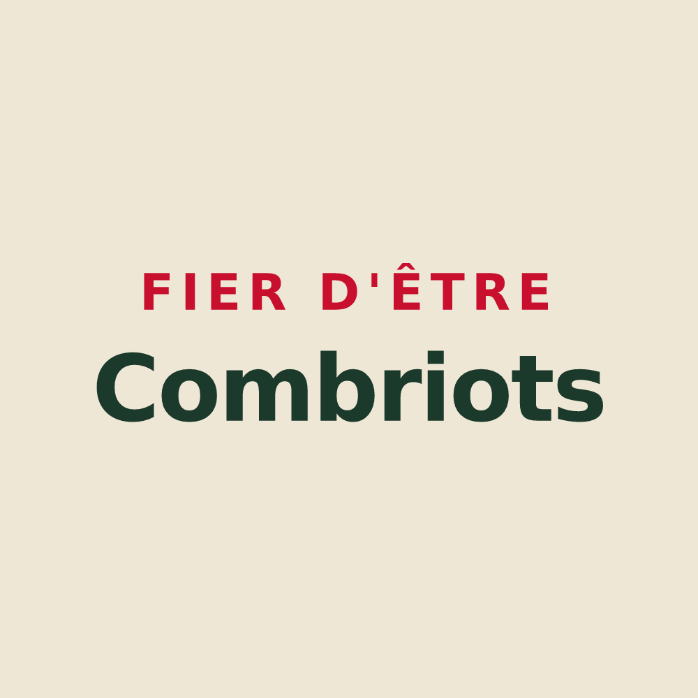 Tote bag « Fier d'être Combriots » — design pour Combres-sous-les-Côtes