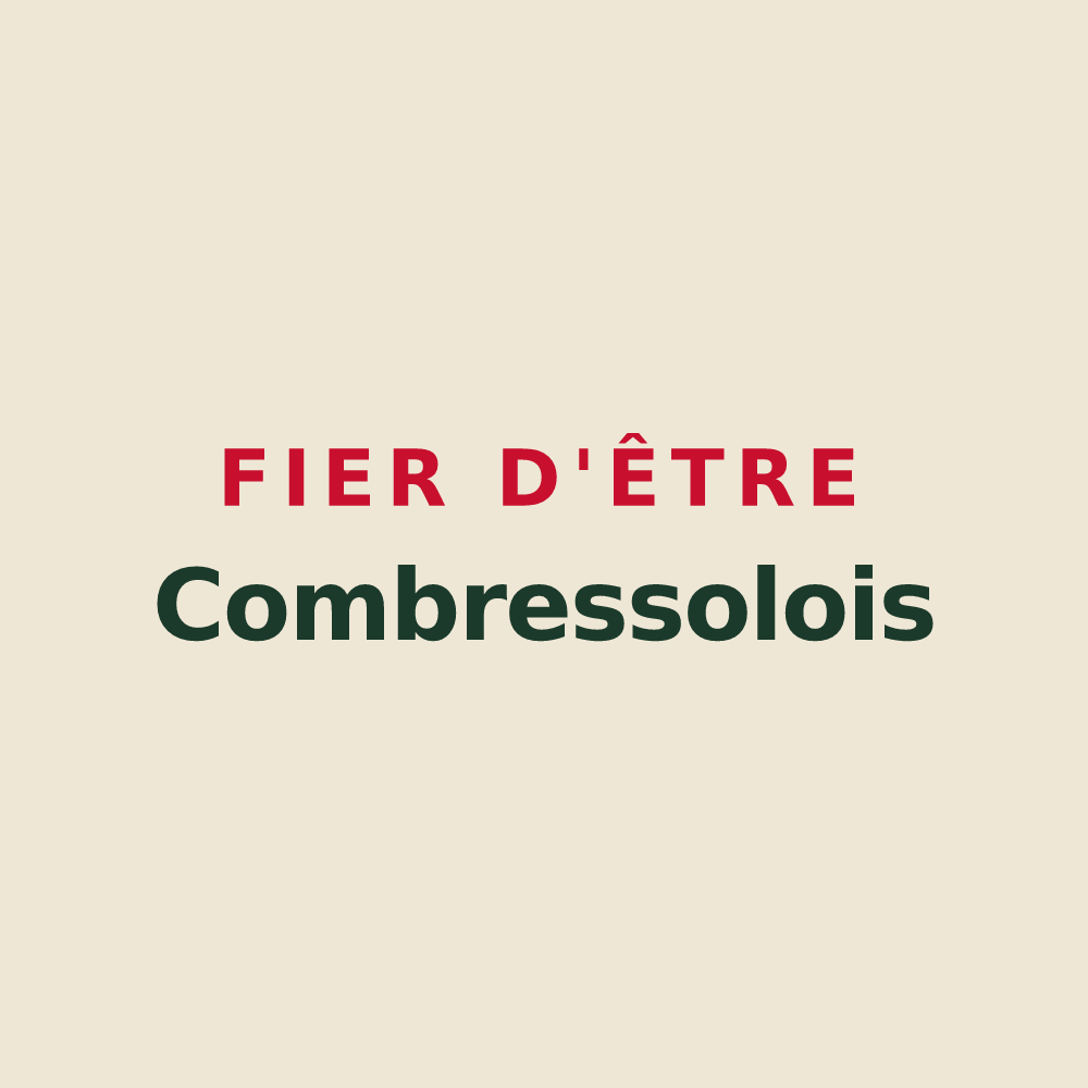 Tote bag « Fier d'être Combressolois » — design pour Combressol