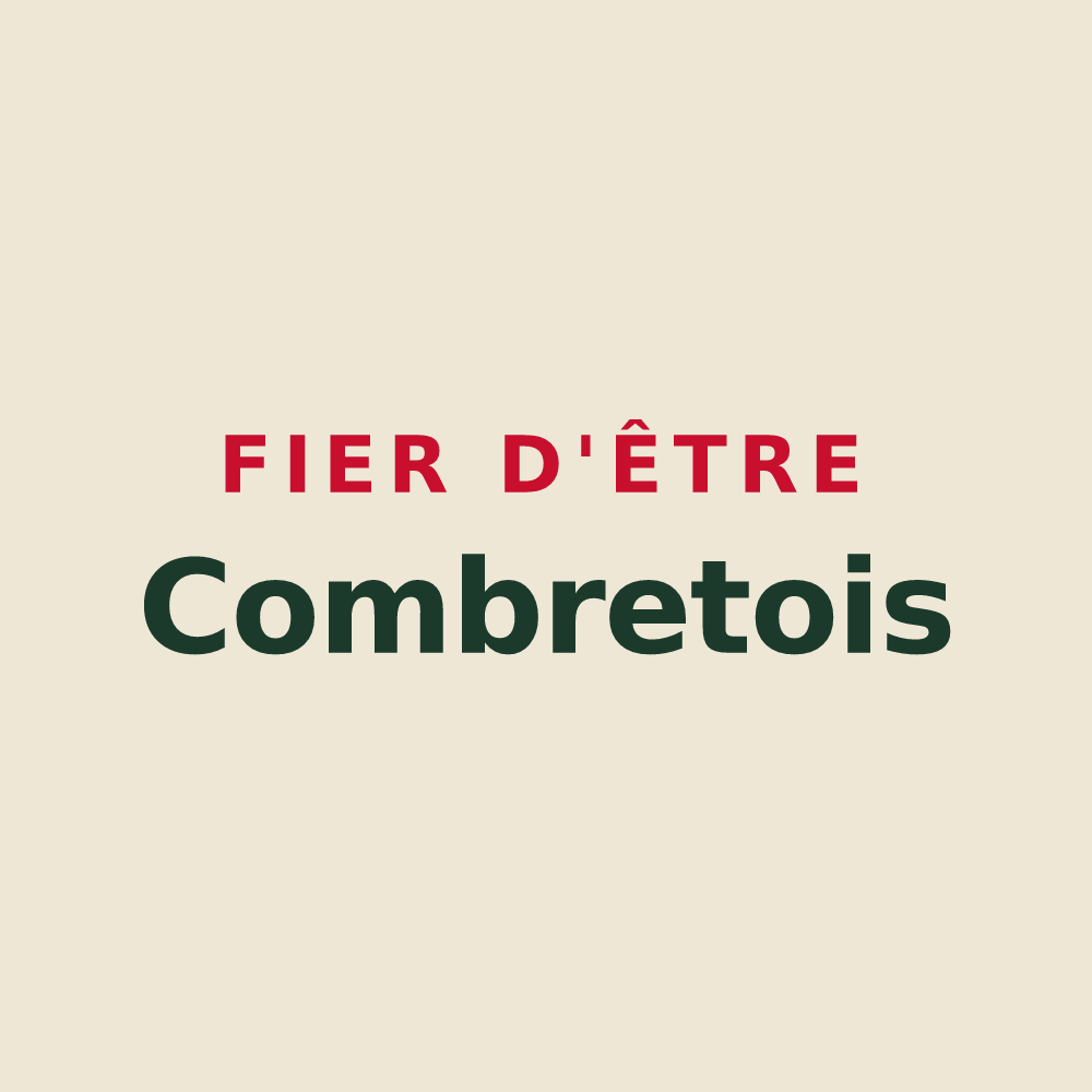 Tote bag « Fier d'être Combretois » — design pour Combret