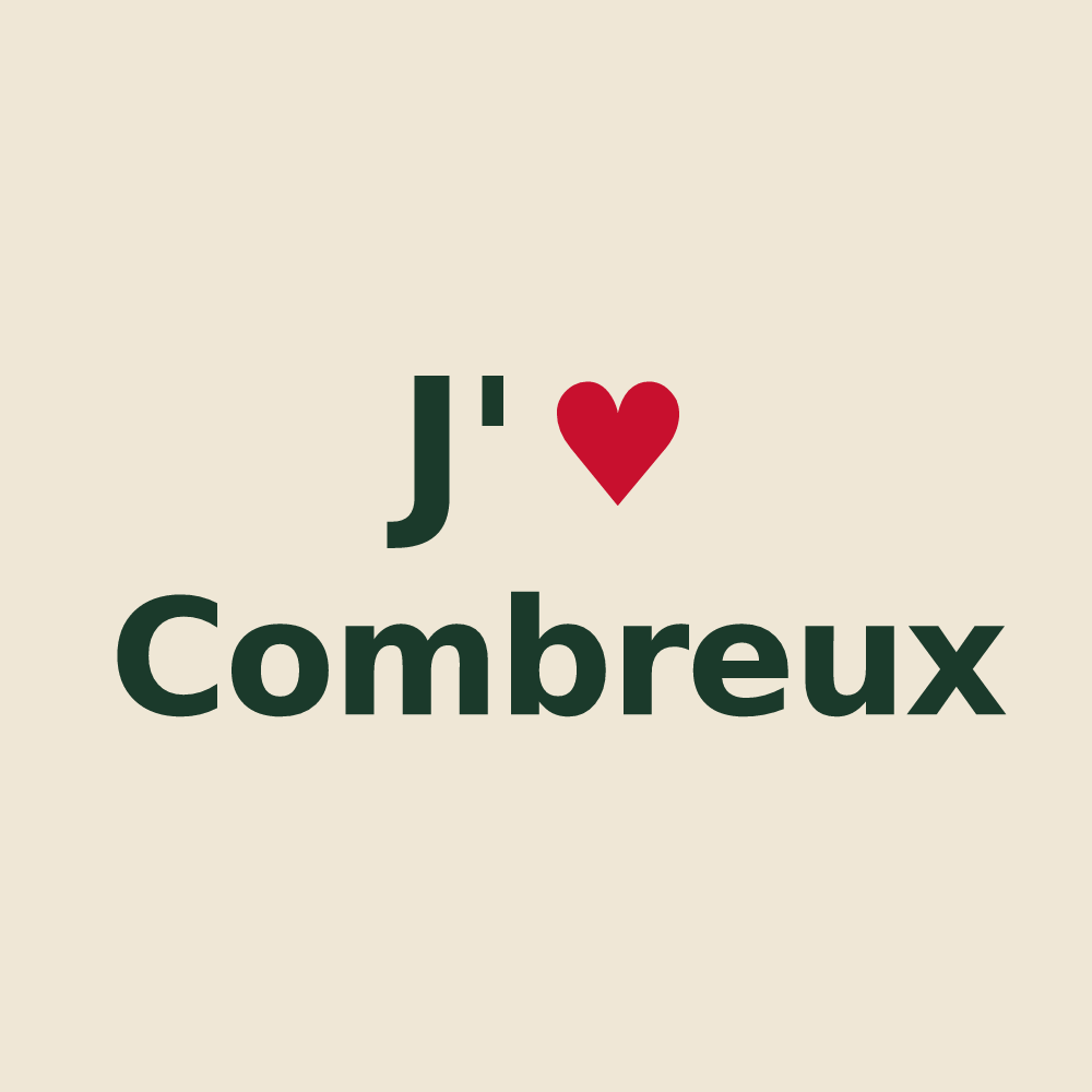 Tote bag personnalisé Combreux — design J'aime Combreux