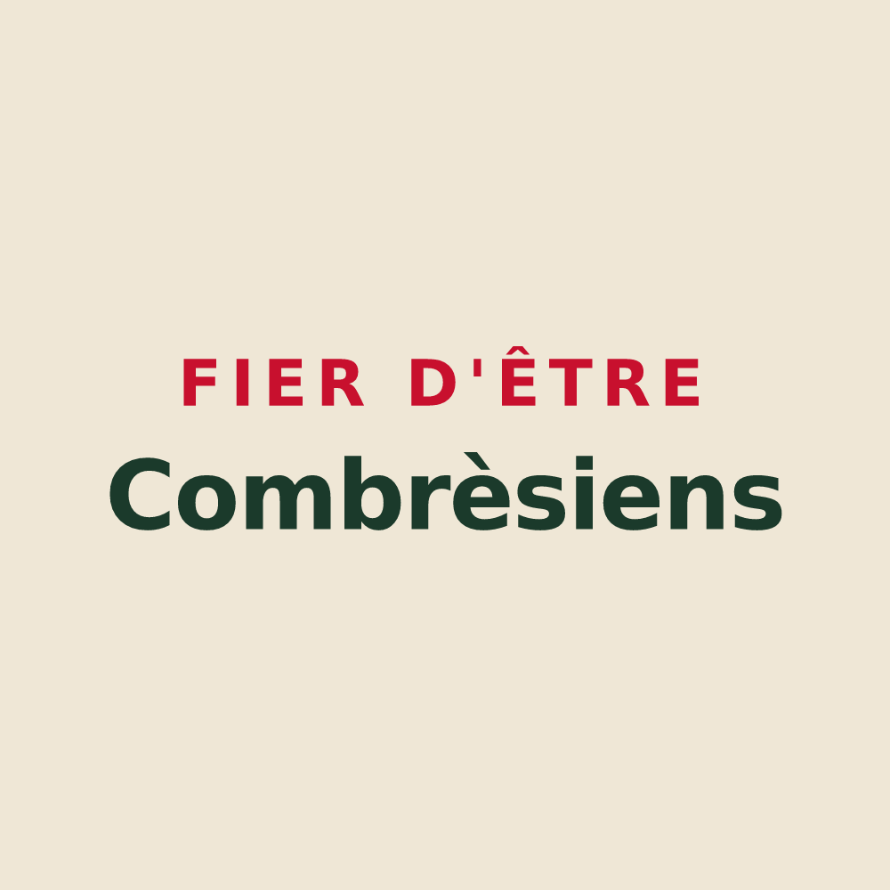 Tote bag « Fier d'être Combrèsiens » — design pour Combreux