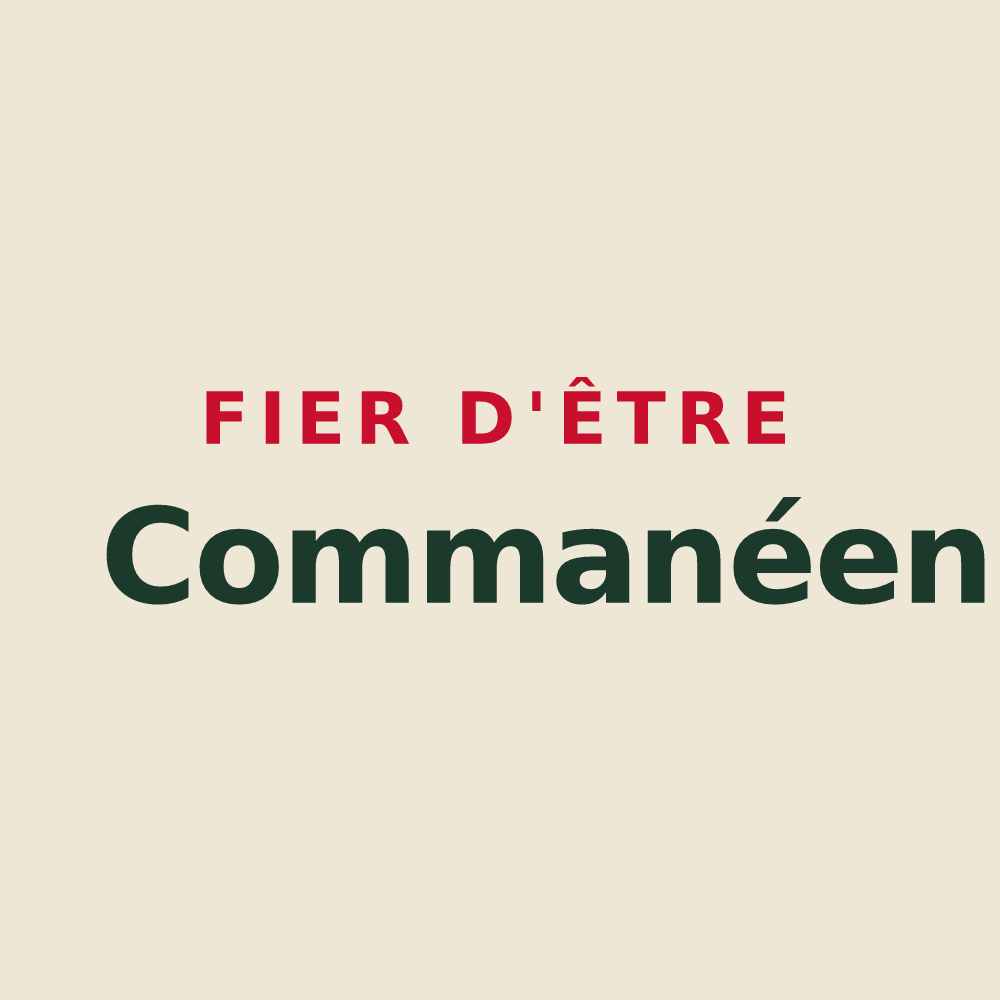 Tote bag « Fier d'être Commanéen » — design pour Commana