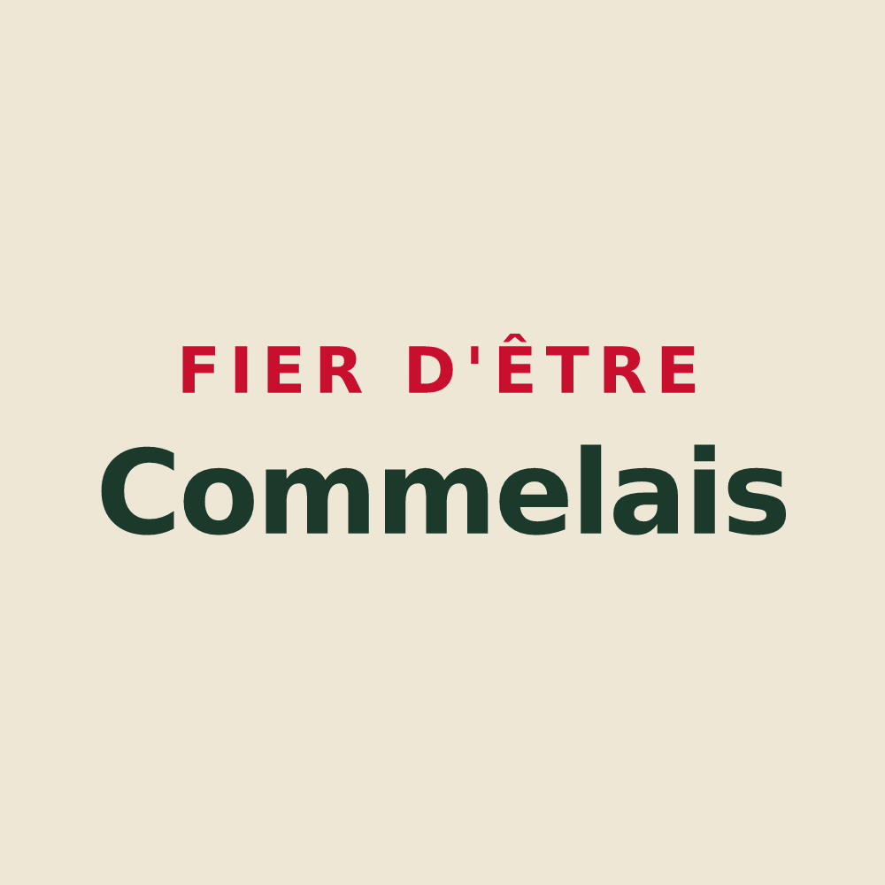 Tote bag « Fier d'être Commelais » — design pour Commeaux