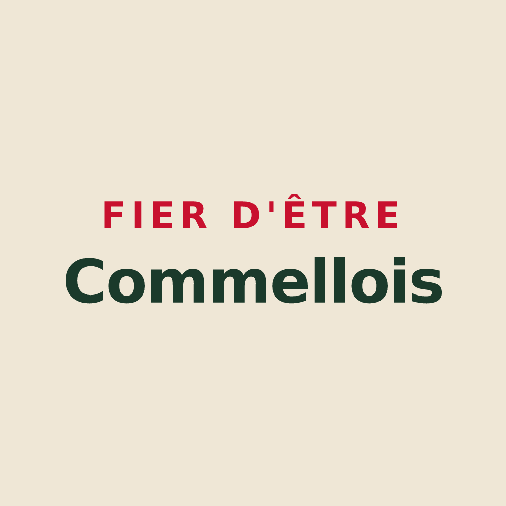 Tote bag « Fier d'être Commellois » — design pour Commelle-Vernay
