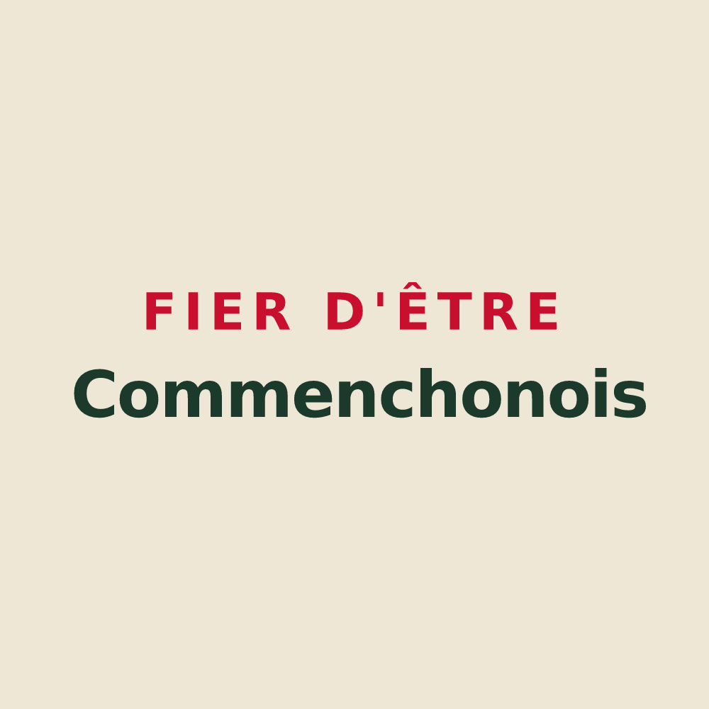 Tote bag « Fier d'être Commenchonois » — design pour Commenchon