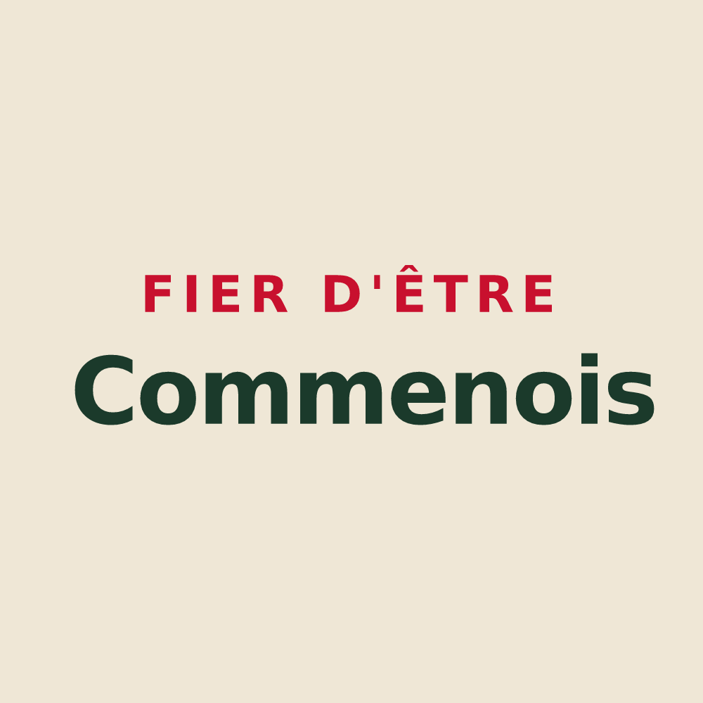 Tote bag « Fier d'être Commenois » — design pour Commeny