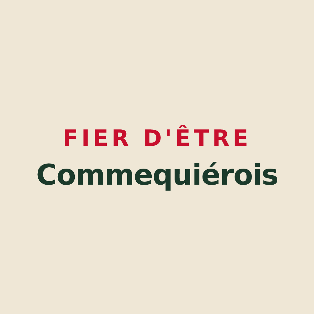 Tote bag « Fier d'être Commequiérois » — design pour Commequiers