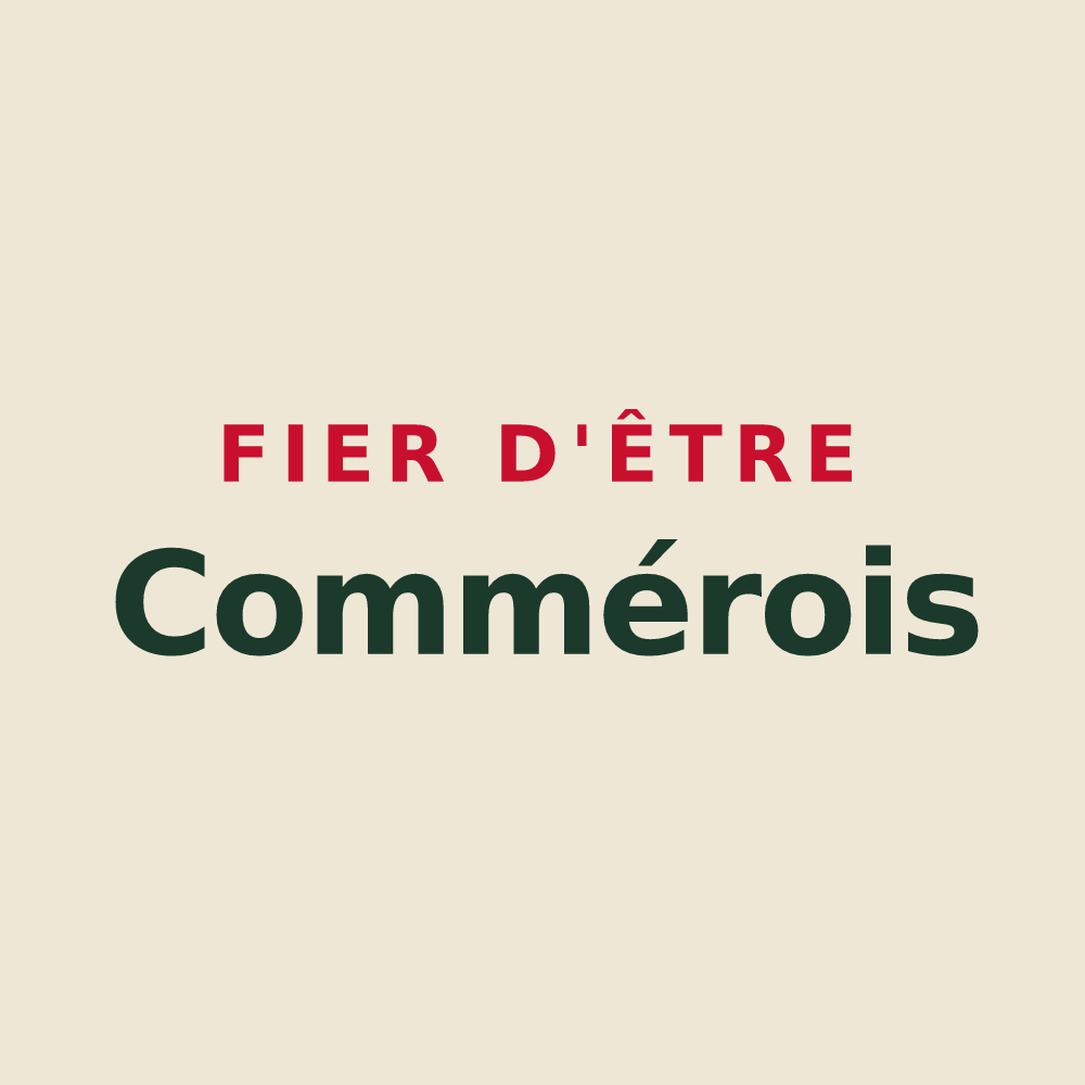 Tote bag « Fier d'être Commérois » — design pour Commer