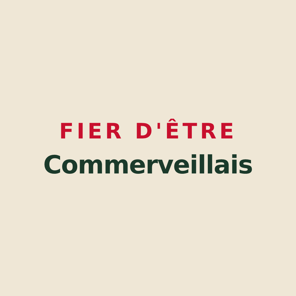 Tote bag « Fier d'être Commerveillais » — design pour Commerveil