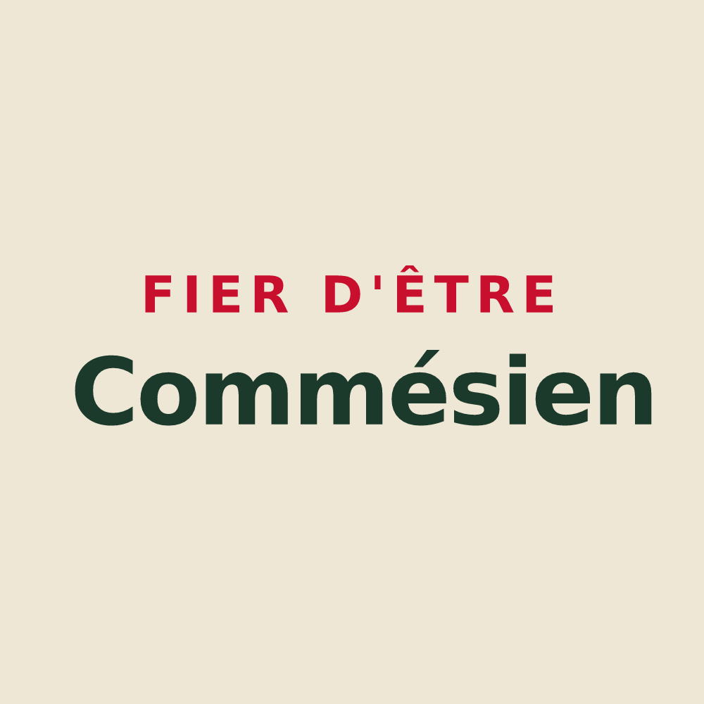 Tote bag « Fier d'être Commésien » — design pour Commes