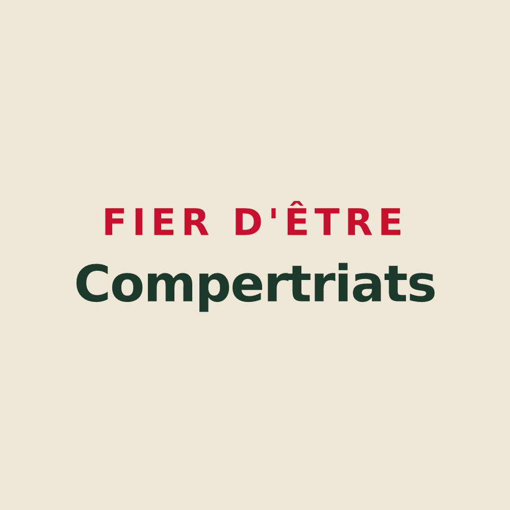 Tote bag « Fier d'être Compertriats » — design pour Compertrix