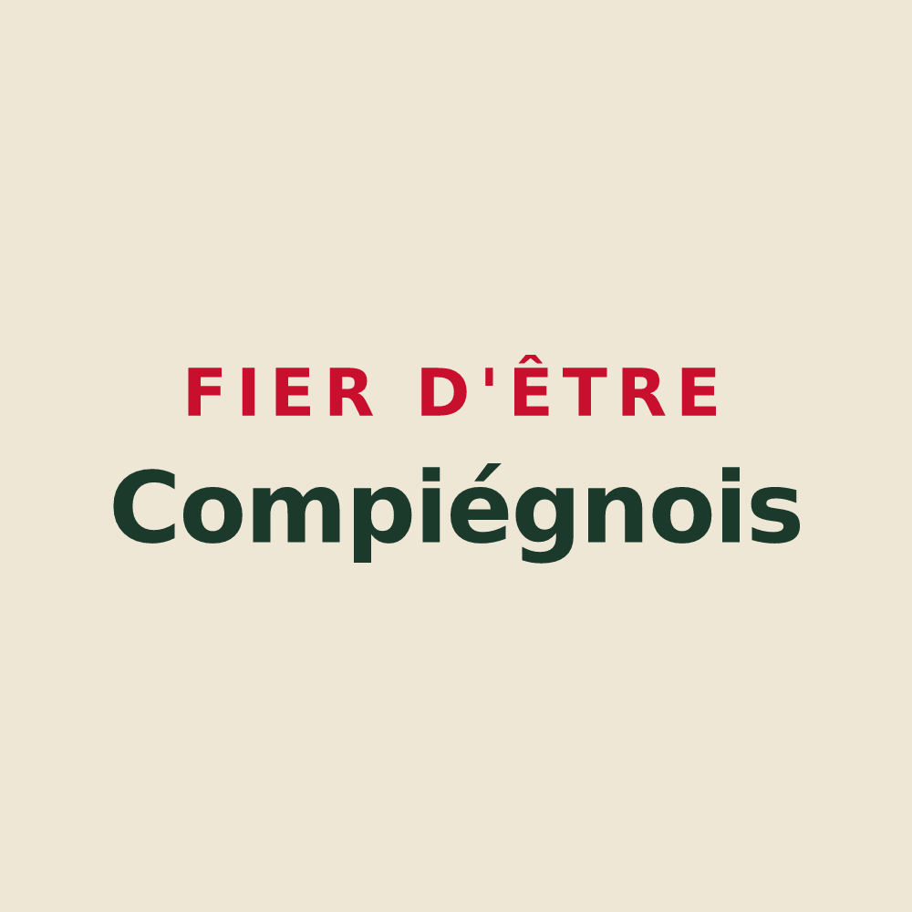 Tote bag « Fier d'être Compiégnois » — design pour Compiègne