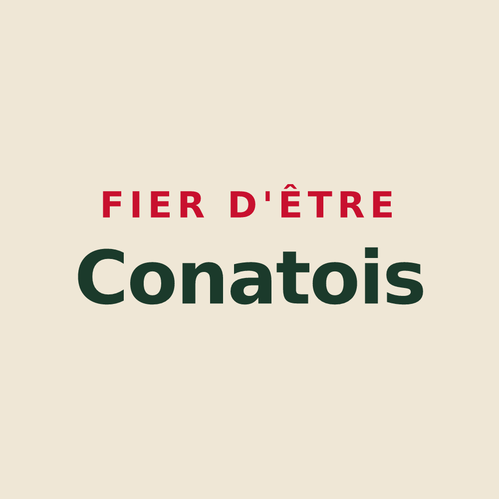 Tote bag « Fier d'être Conatois » — design pour Conat