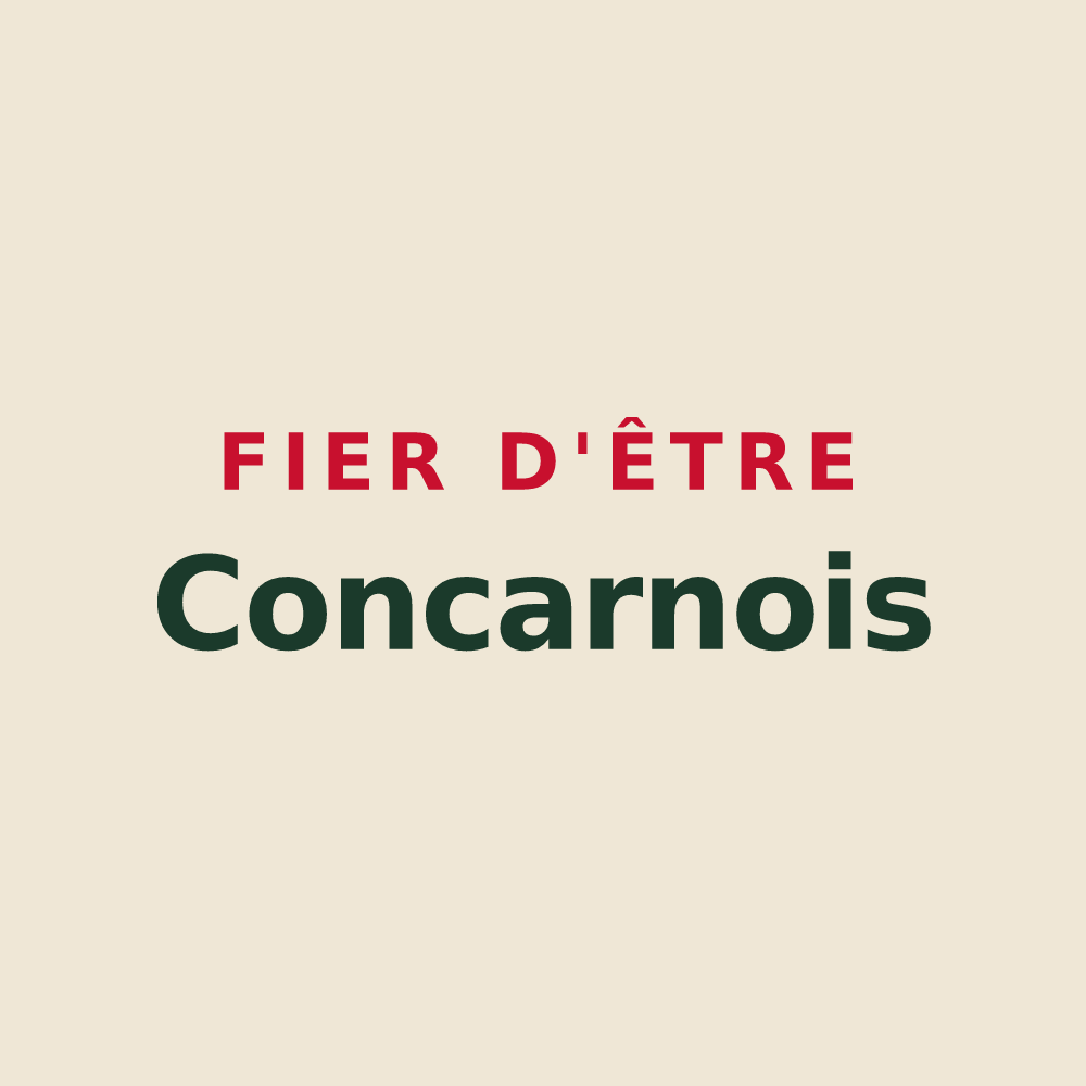 Tote bag « Fier d'être Concarnois » — design pour Concarneau