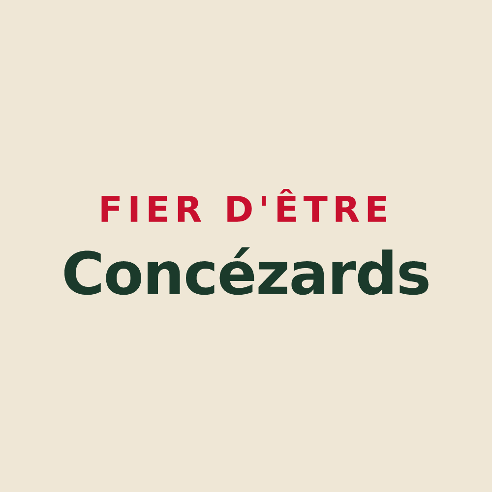 Tote bag « Fier d'être Concézards » — design pour Concèze