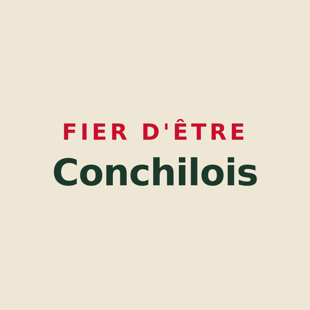 Tote bag « Fier d'être Conchilois » — design pour Conchil-le-Temple