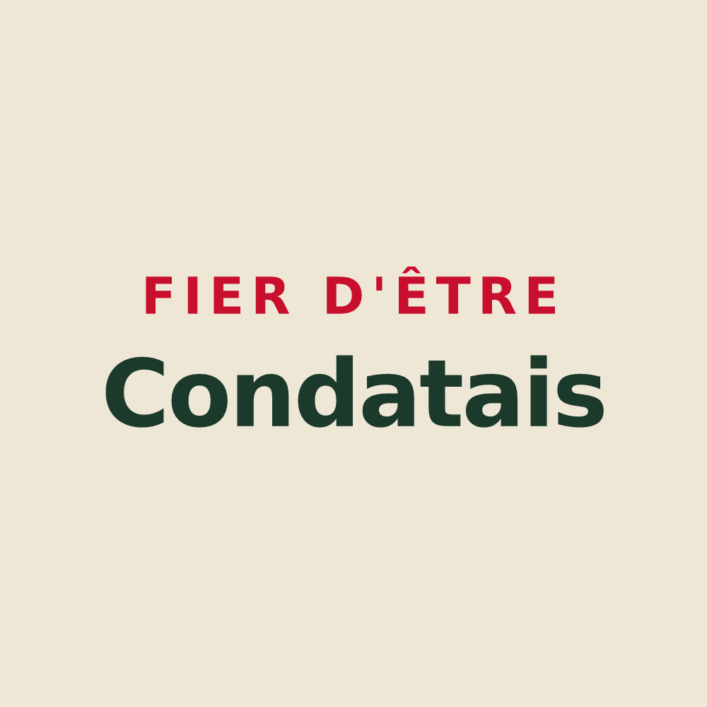 Tote bag « Fier d'être Condatais » — design pour Condat