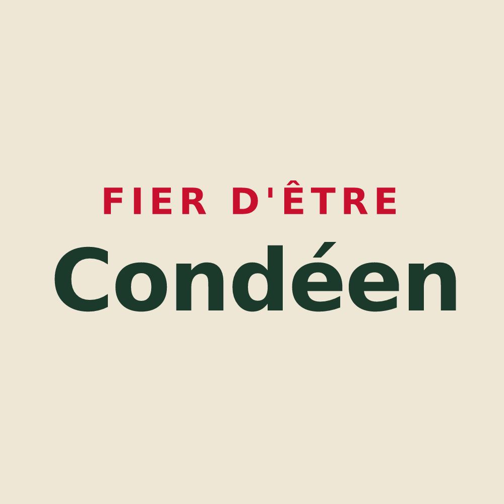 Tote bag « Fier d'être Condéen » — design pour Condé-sur-Risle