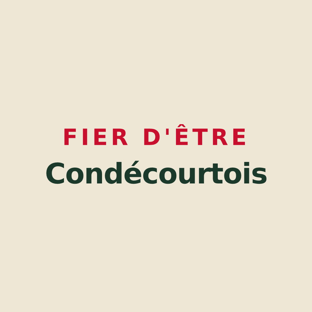 Tote bag « Fier d'être Condécourtois » — design pour Condécourt