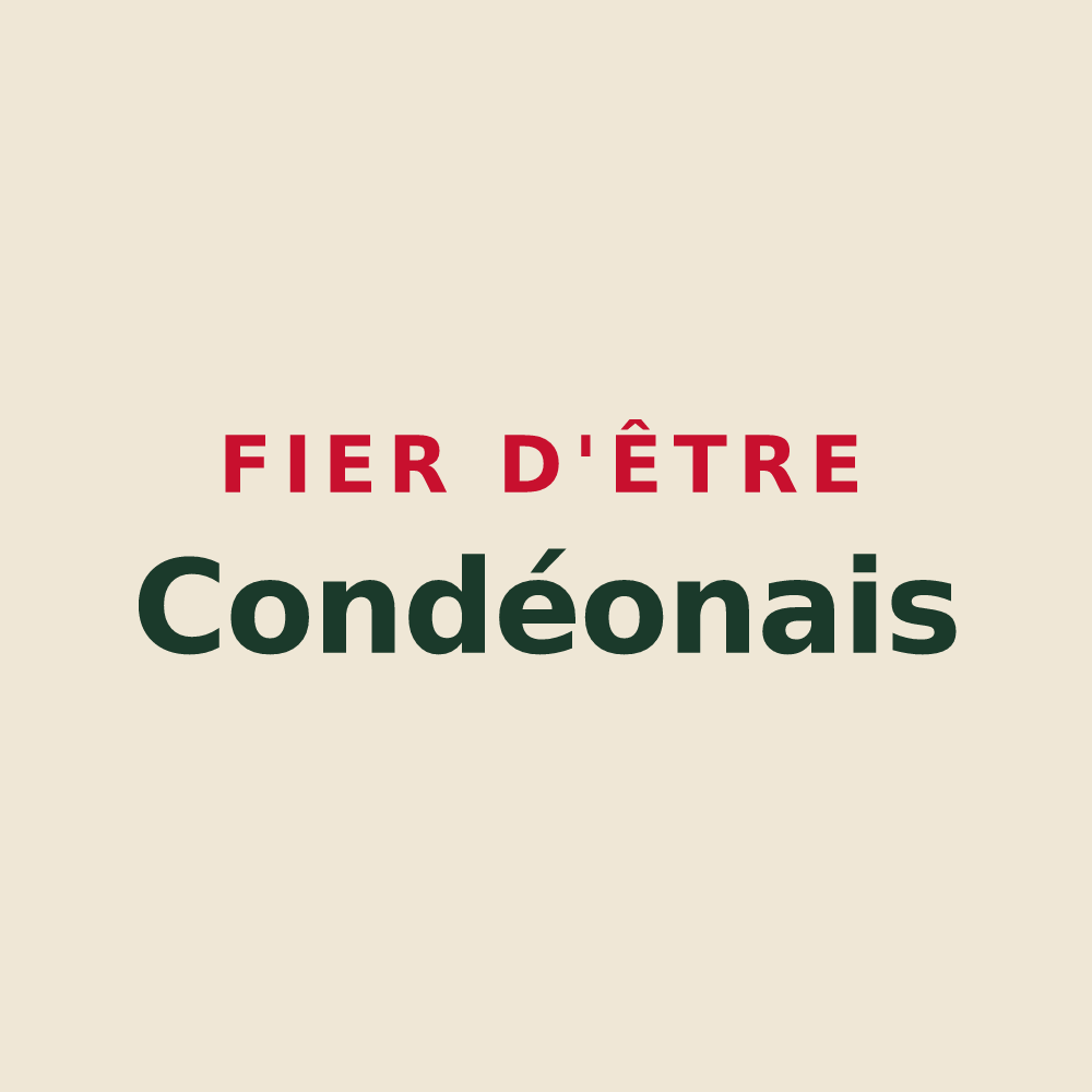 Tote bag « Fier d'être Condéonais » — design pour Condéon