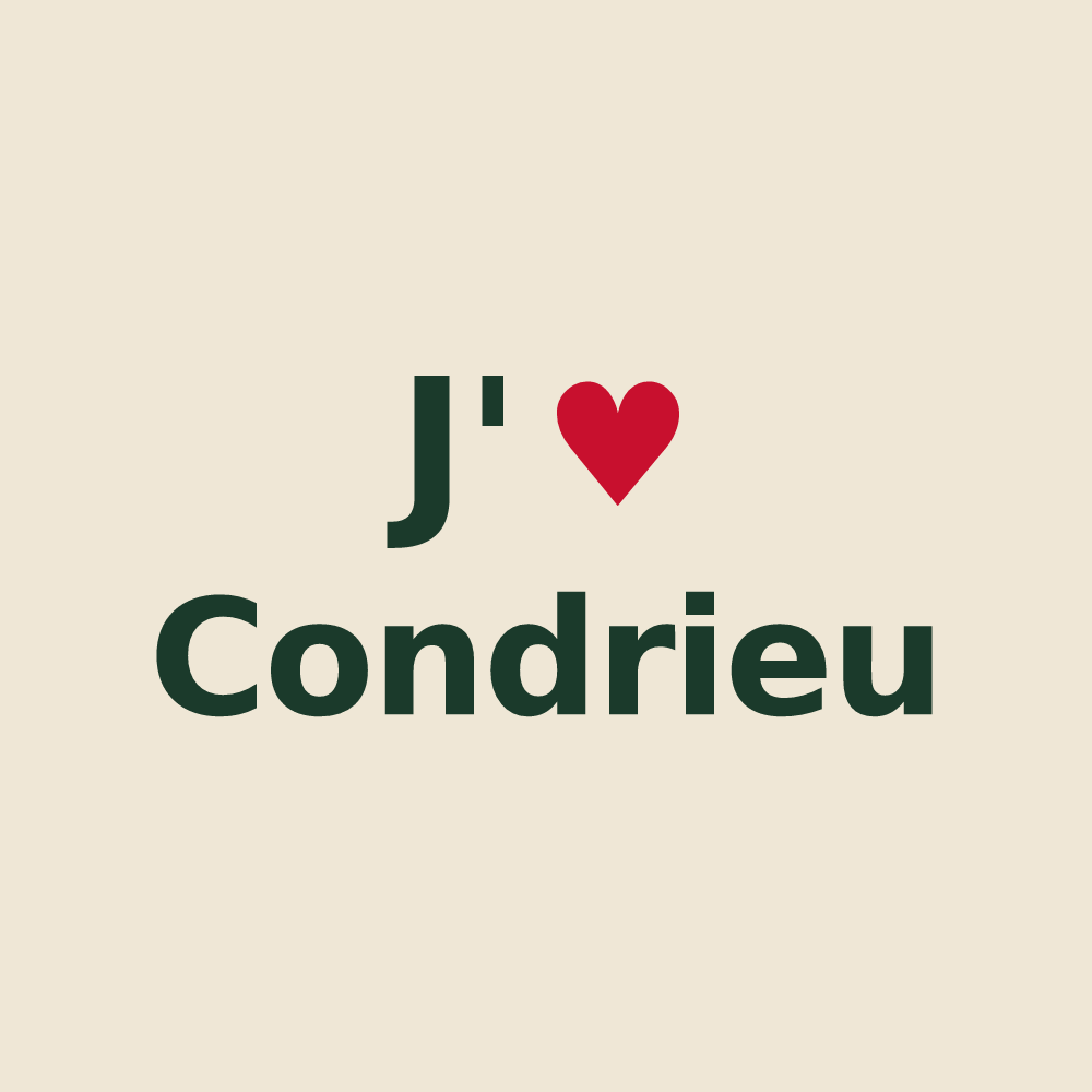 Tote bag personnalisé Condrieu — design J'aime Condrieu