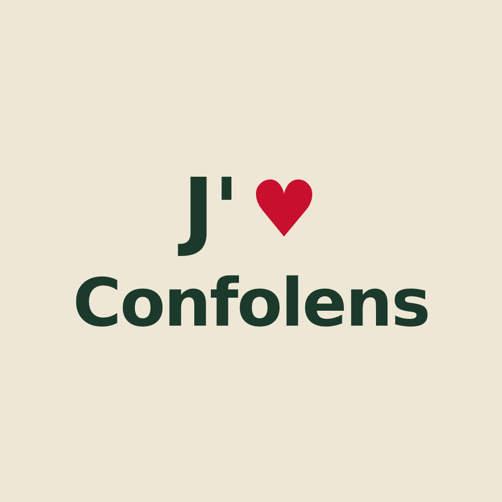 Tote bag personnalisé Confolens — design J'aime Confolens