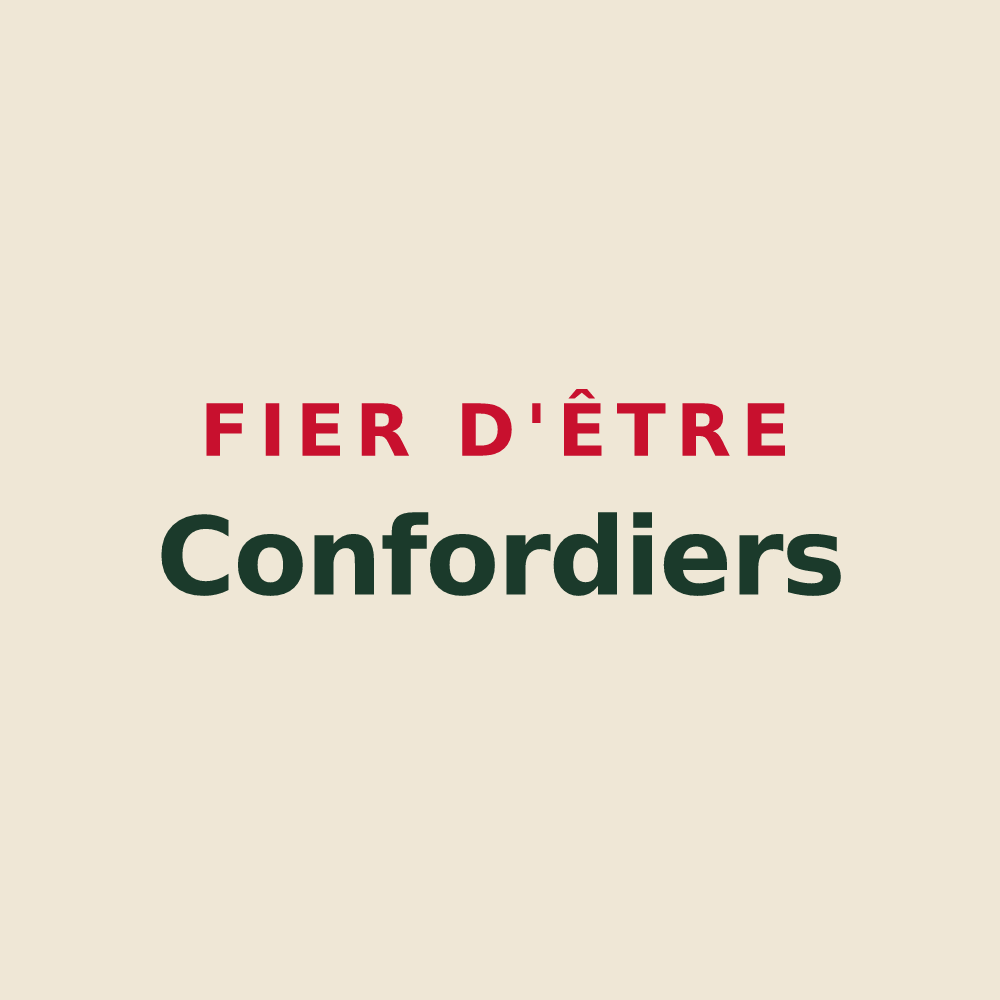 Tote bag « Fier d'être Confordiers » — design pour Confort