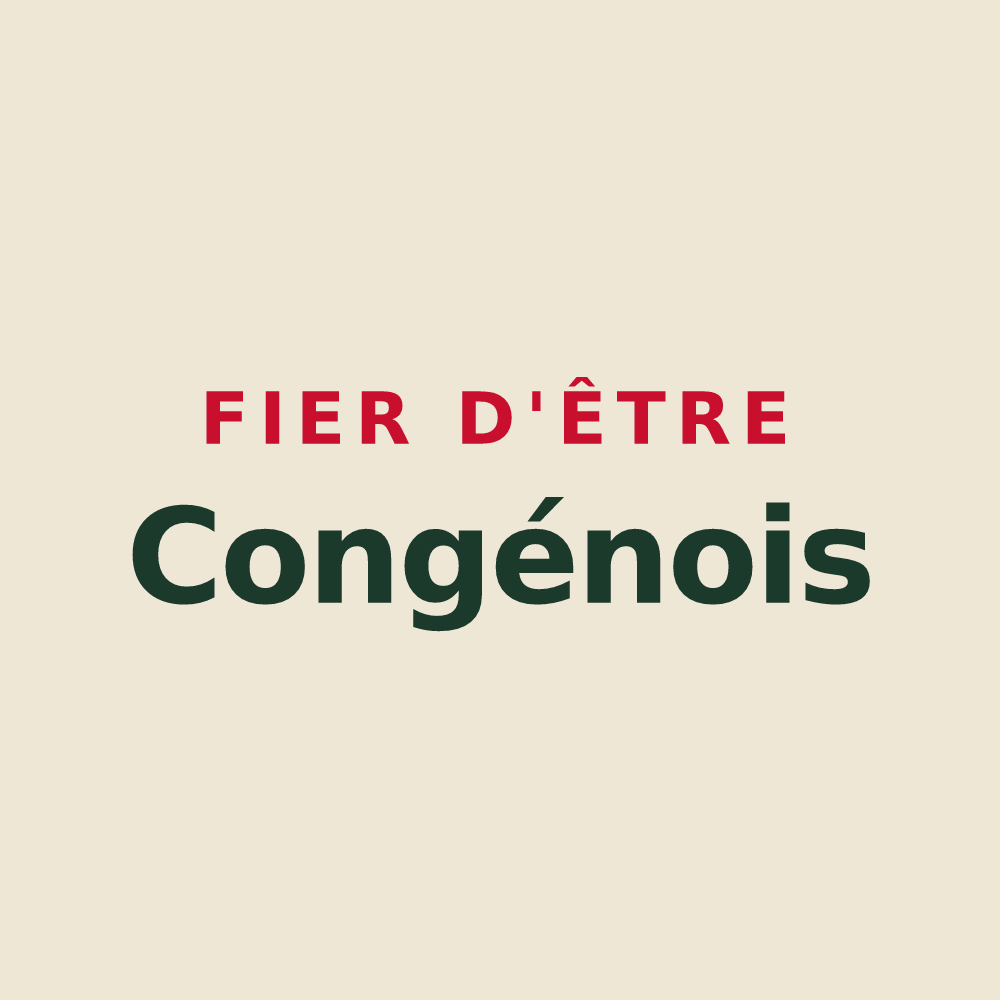 Tote bag « Fier d'être Congénois » — design pour Congénies