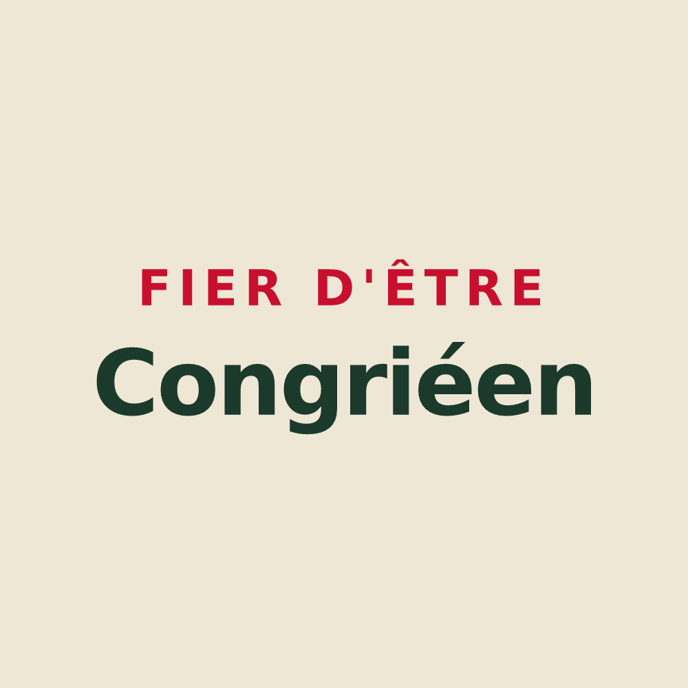Tote bag « Fier d'être Congriéen » — design pour Congrier