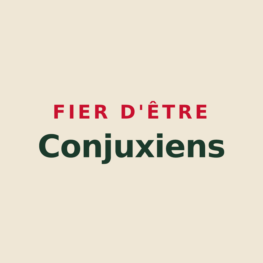 Tote bag « Fier d'être Conjuxiens » — design pour Conjux