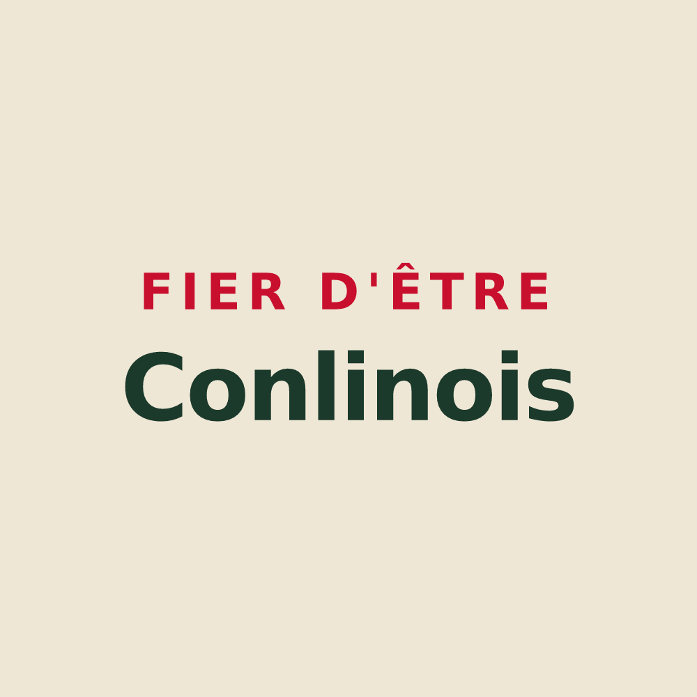 Tote bag « Fier d'être Conlinois » — design pour Conlie