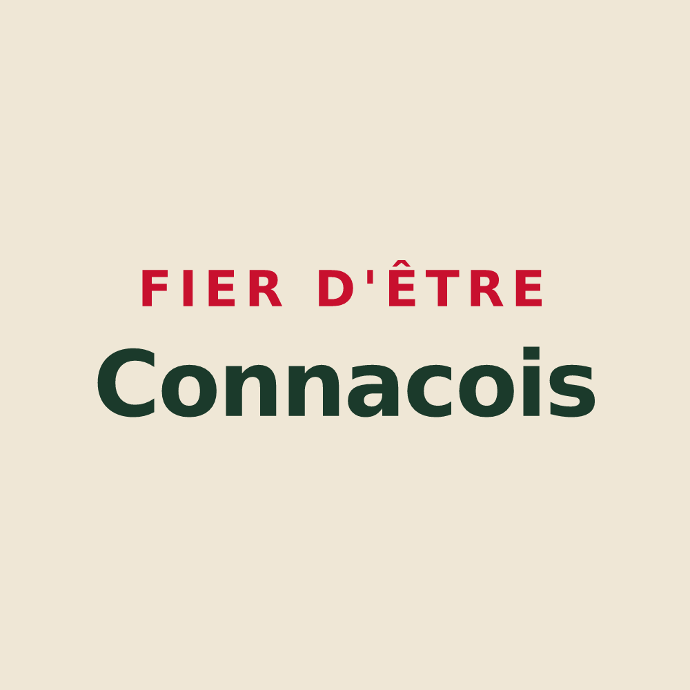 Tote bag « Fier d'être Connacois » — design pour Connac