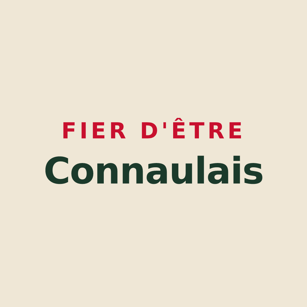 Tote bag « Fier d'être Connaulais » — design pour Connaux