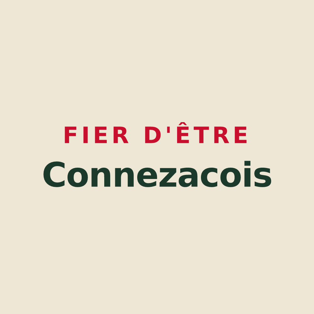 Tote bag « Fier d'être Connezacois » — design pour Connezac