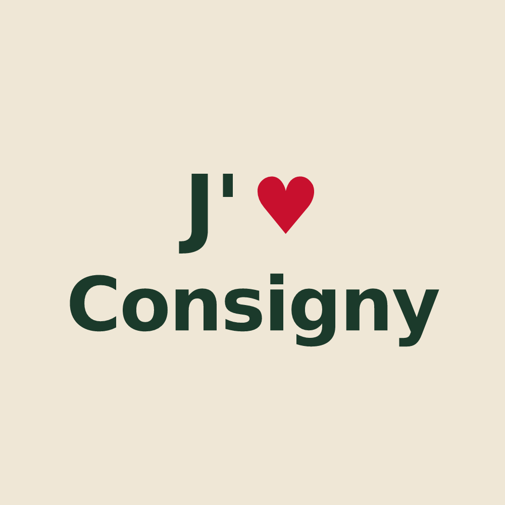 Tote bag personnalisé Consigny — design J'aime Consigny