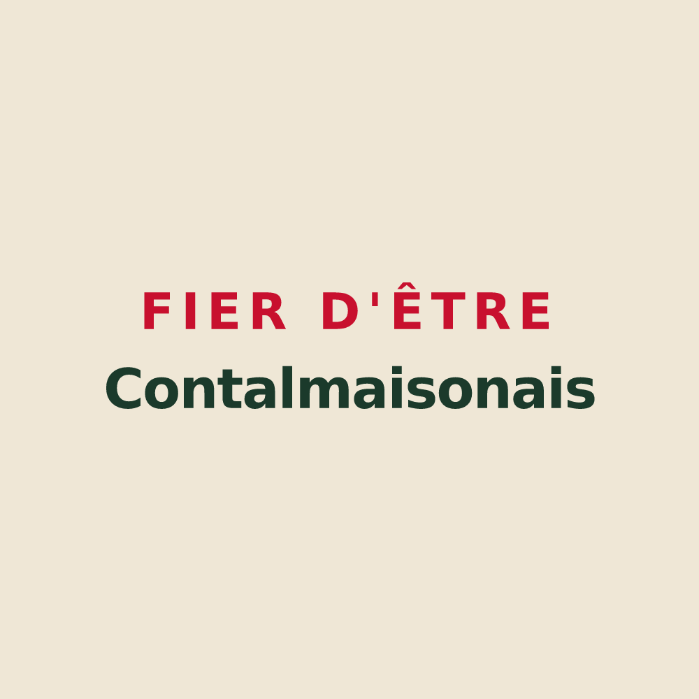 Tote bag « Fier d'être Contalmaisonais » — design pour Contalmaison