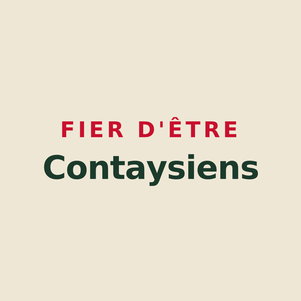 Tote bag « Fier d'être Contaysiens » — design pour Contay