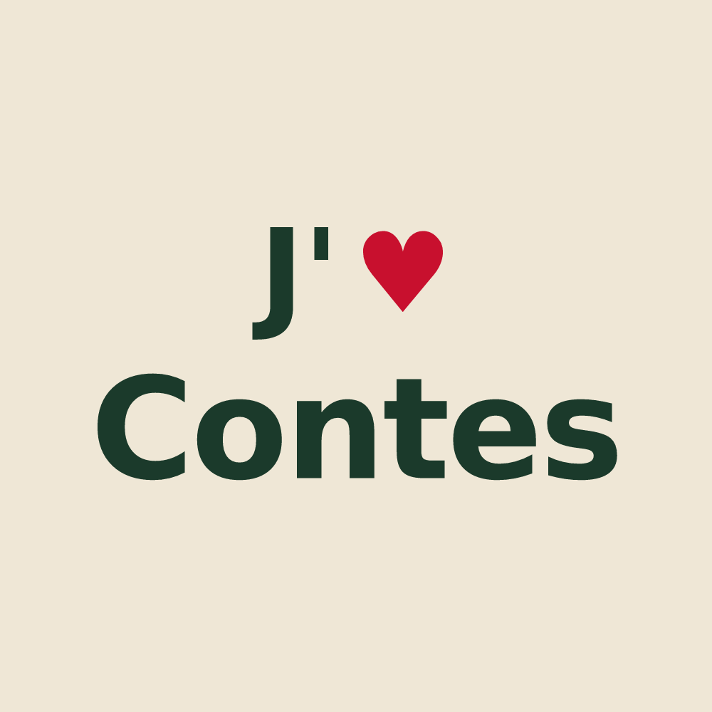 Tote bag personnalisé Contes — design J'aime Contes