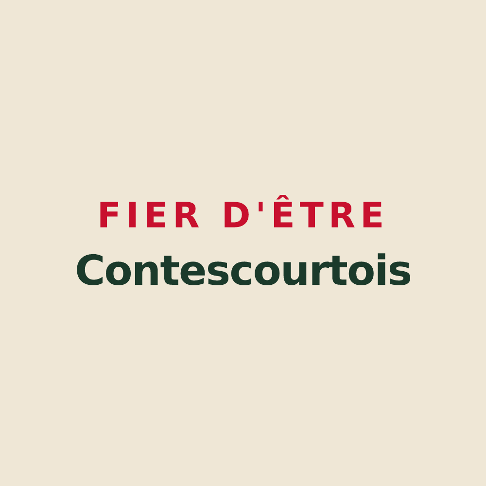 Tote bag « Fier d'être Contescourtois » — design pour Contescourt