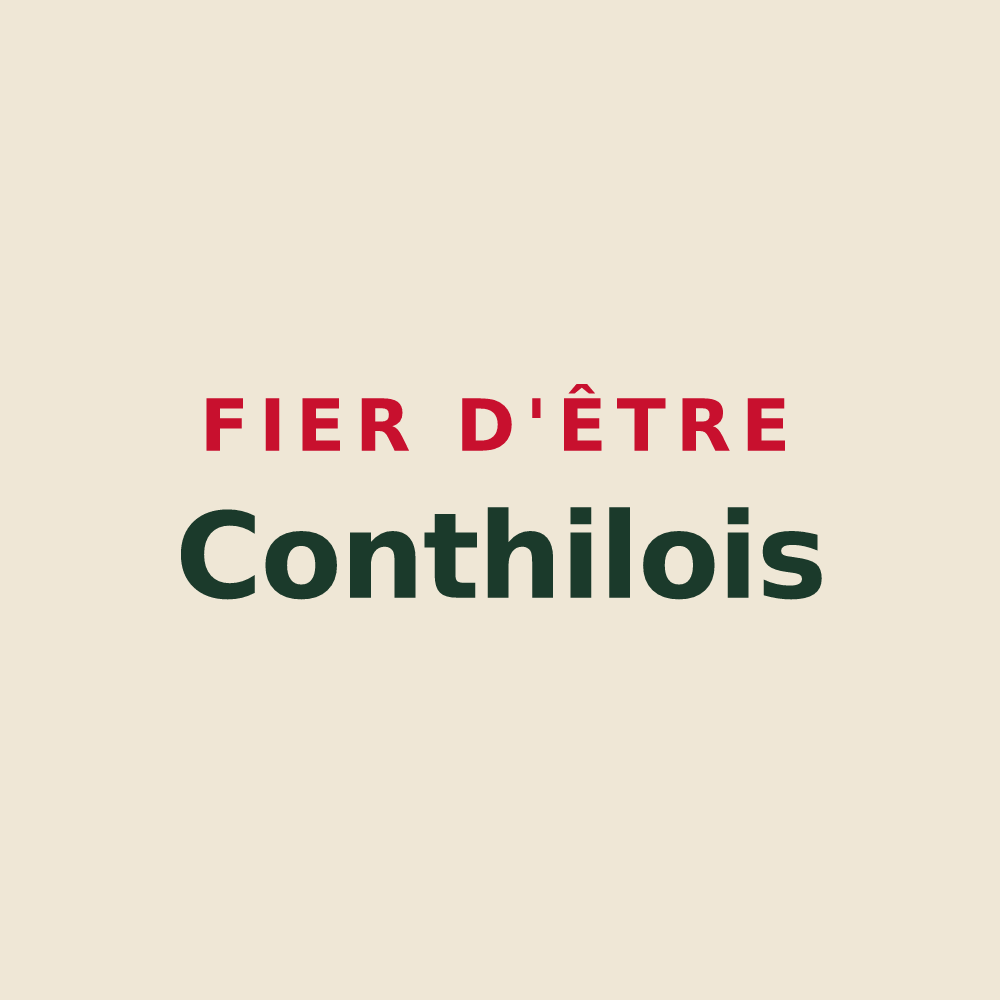 Tote bag « Fier d'être Conthilois » — design pour Conthil