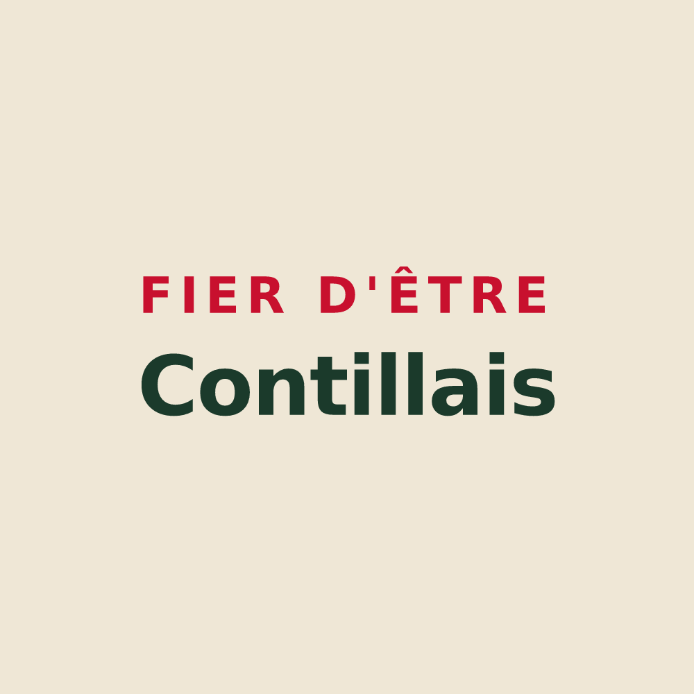 Tote bag « Fier d'être Contillais » — design pour Contilly